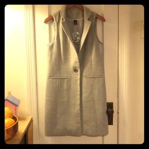 Long vest/ sleeveless dress
